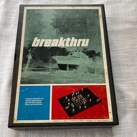 Vintage 1965 3M Bookshelf Breakthru Game, Complete, Good Condition - Picture 2 of 8